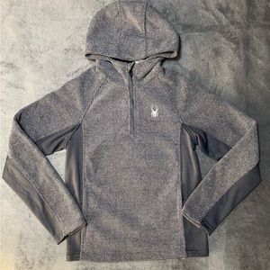Spyder Men's Boundless Half Zip Hooded Sweater